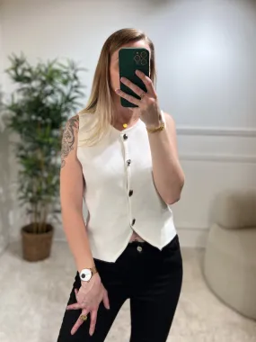 Gilet DORIS blanc