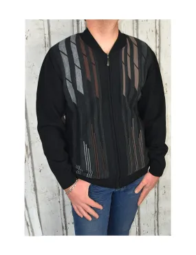 Gilet  zippé en laine Noir