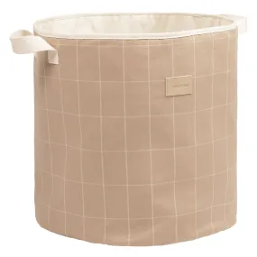 Panier de Rangement Playground - Taupe Grid